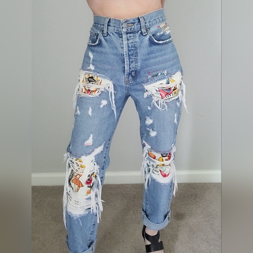 Carmar Patchwork Jeans